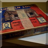 C10. 1923 Lincoln Log set including instructions in original box. - $75 